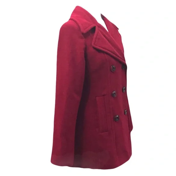 London Fog Women's Double Breasted Pea Coat XS - Picture 4 of 6